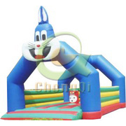 inflated toys inflatable jumping bouncer rabbit
